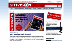 What Satvision.de website looked like in 2020 (3 years ago)