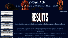 What Showdach.co.uk website looked like in 2020 (3 years ago)