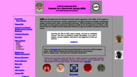 What Sds-1960s.org website looked like in 2020 (3 years ago)