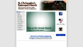 What Stchristophersoakpark.org website looked like in 2020 (3 years ago)