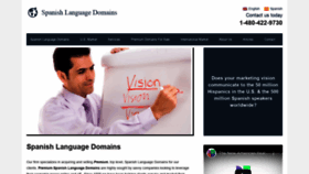 What Spanishlanguagedomains.com website looked like in 2020 (3 years ago)