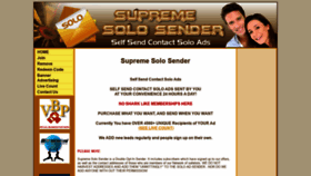What Supremesolosender.com website looked like in 2020 (3 years ago)