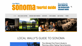 What Sonomatouristguide.com website looked like in 2020 (3 years ago)