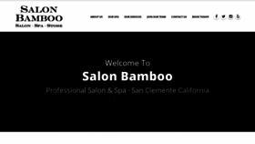 What Salonbamboo.com website looked like in 2020 (3 years ago)