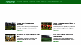 What Sportscentret.dk website looked like in 2020 (3 years ago)