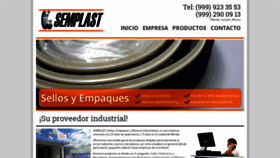 What Semplast.com.mx website looked like in 2020 (3 years ago)