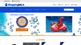 What Shoppingblu.it website looked like in 2020 (3 years ago)