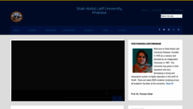 What Salu.edu.pk website looked like in 2020 (3 years ago)