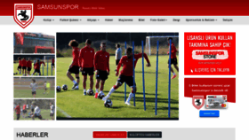 What Samsunspor.org.tr website looked like in 2020 (3 years ago)