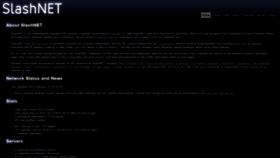 What Slashnet.org website looked like in 2020 (3 years ago)