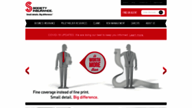 What Societyinsurance.com website looked like in 2020 (3 years ago)