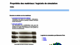 What Simulationmateriaux.com website looked like in 2020 (3 years ago)