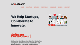 What Scale-team.com website looked like in 2020 (3 years ago)