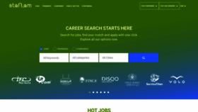 What Staff.am website looked like in 2020 (3 years ago)