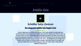 What Schuessler-salze-zentrum.de website looked like in 2020 (3 years ago)