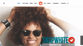 What Snapwhite.com website looked like in 2020 (3 years ago)