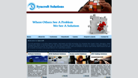 What Syncroft.com website looked like in 2020 (3 years ago)