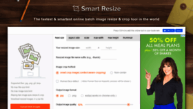 What Smartresize.com website looked like in 2020 (3 years ago)
