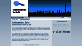 What Schluesseldienst-berlin-24.com website looked like in 2020 (3 years ago)