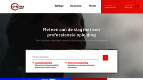 What Syntra-limburg.be website looked like in 2020 (3 years ago)