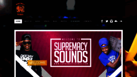 What Supremacysounds.com website looked like in 2020 (3 years ago)