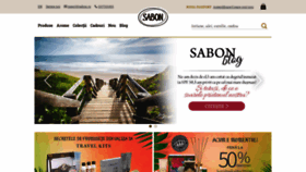 What Sabon.ro website looked like in 2020 (3 years ago)