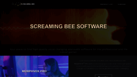 What Screamingbee.com website looked like in 2020 (3 years ago)