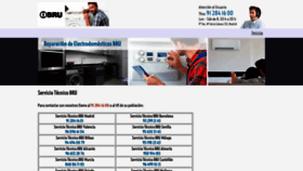 What Servicio-bru.es website looked like in 2020 (5 years ago)