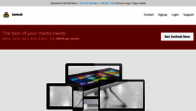 What Sanhub.net website looked like in 2020 (3 years ago)