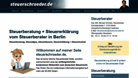 What Steuerschroeder.de website looked like in 2020 (3 years ago)