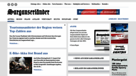 What Sarganserlaender.ch website looked like in 2020 (3 years ago)