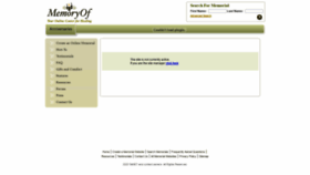 What Stillborn-angels.memory-of.com website looked like in 2020 (3 years ago)