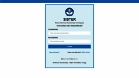 What Sister.uigm.ac.id website looked like in 2020 (3 years ago)