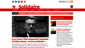 What Solidaire.org website looked like in 2020 (3 years ago)