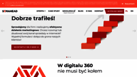 What Semahead.pl website looked like in 2020 (3 years ago)