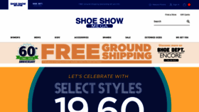 What Shoeshow.com website looked like in 2020 (3 years ago)