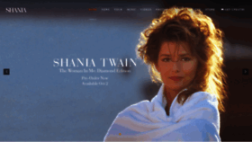 What Shaniatwain.com website looked like in 2020 (3 years ago)