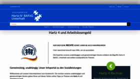 What Sozialhilfe24.de website looked like in 2020 (3 years ago)
