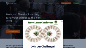 What Servelearn.co website looked like in 2020 (3 years ago)