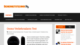 What Sicherheitstechnik-blog.net website looked like in 2020 (3 years ago)