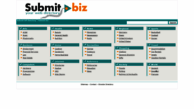 What Submit.biz website looked like in 2020 (3 years ago)