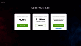 What Supermusic.co website looked like in 2020 (3 years ago)