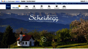 What Scheidegg.de website looked like in 2020 (3 years ago)