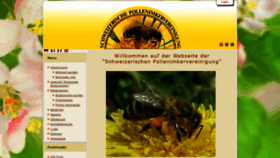 What Swiss-pollen.ch website looked like in 2020 (4 years ago)