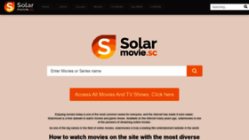 What Solarmovie.mom website looked like in 2020 (3 years ago)