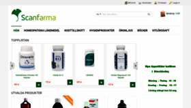 What Scanfarma.se website looked like in 2020 (5 years ago)