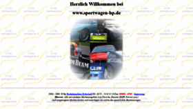 What Sportwagen-hp.de website looked like in 2020 (3 years ago)