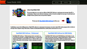 What Sendbulksms.org website looked like in 2020 (3 years ago)