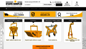 What Stavo-shop.cz website looked like in 2020 (3 years ago)