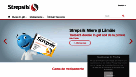 What Strepsils.ro website looked like in 2020 (3 years ago)